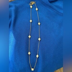 Kate Spade Gold Necklace with Crystal Details